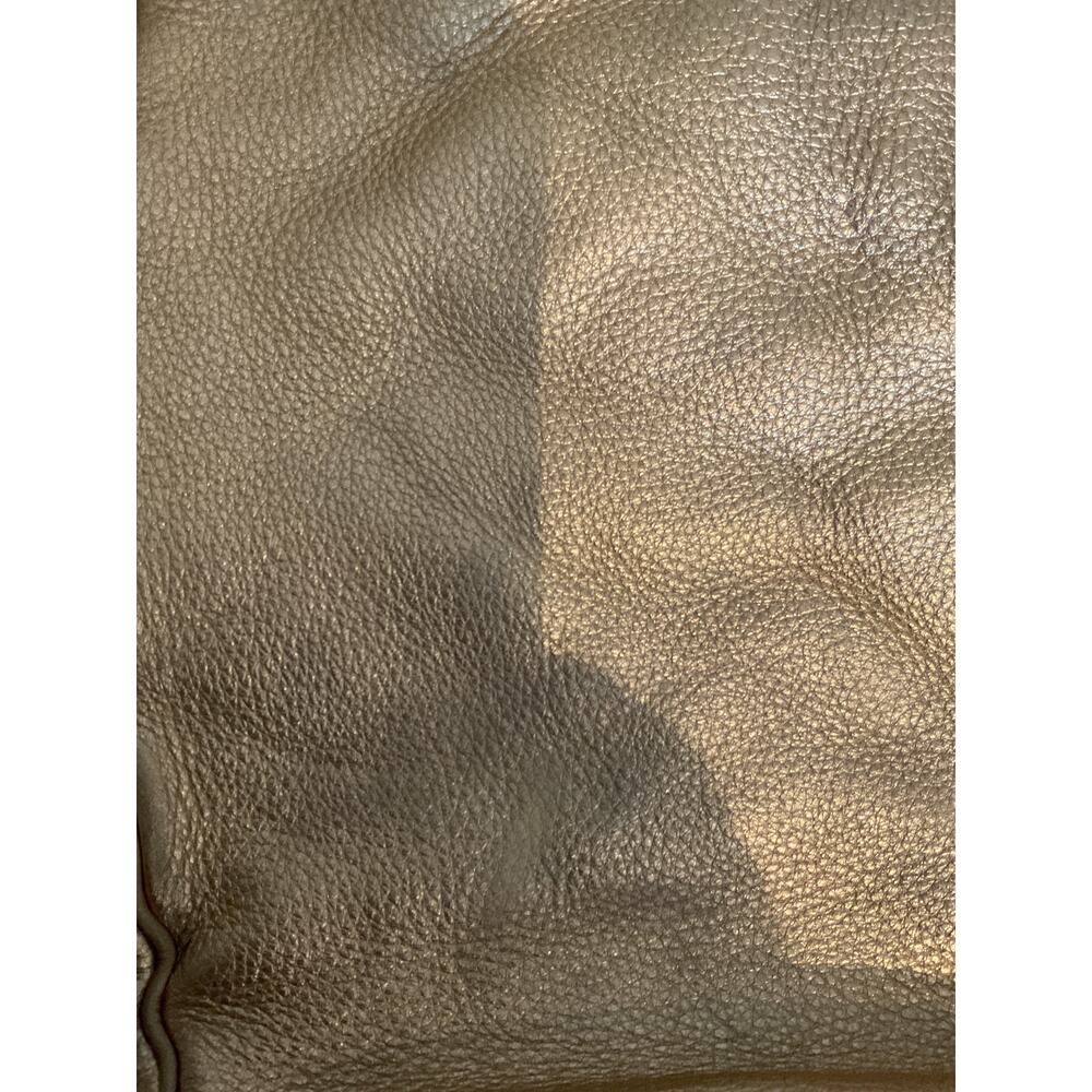 Michael Kors Large Gold Mess and Leather Hobo Shoulder Bag - Picture 8 of 12
